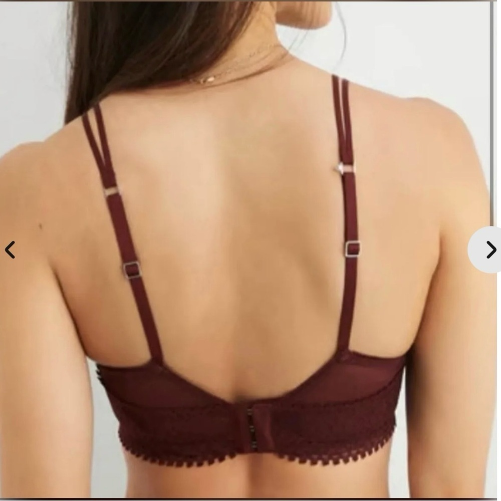 Aerie Real PowerWireless Push Up Joy Lace Bra - Picture 2 of 9